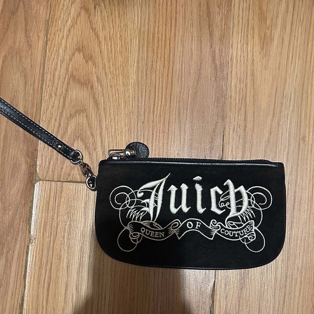 Juicy Couture Black Wristlet